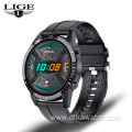 2021 Multi-function Men's Smart Watch Full Touch Screen Sports Fitness Watch IP67 Waterproof Smartwatch MensFor Android ios Full